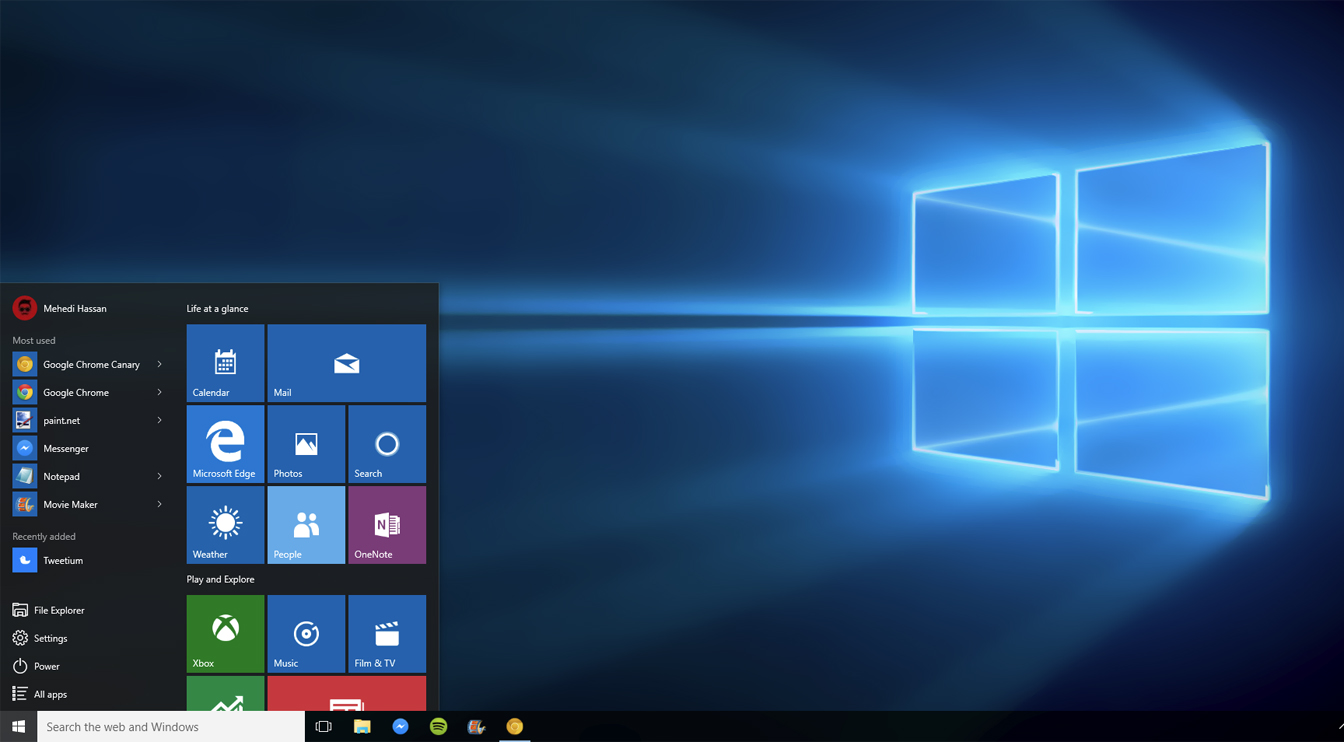 Windows 10 Desktop (2015)